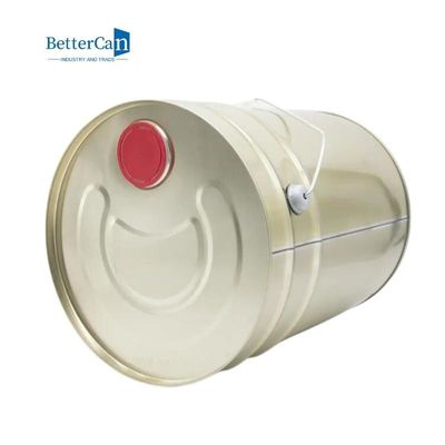 Cubetas vazias de 5 galões do ouro, círculo 20L Tin Bucket Pail