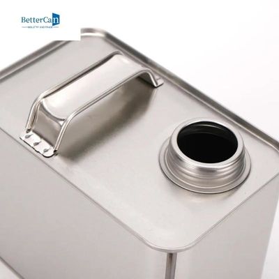 4L vazios pintam recipientes de Tin Cans Square Oil Tin com tampa