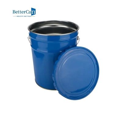 lata de decoração da pintura de 0.28mm-0.43mm   Círculo Tin Bucket Tightly Sealed