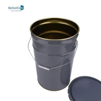 Esvazie a proteção de revestimento de solda branca da cubeta da pintura de 25 litros