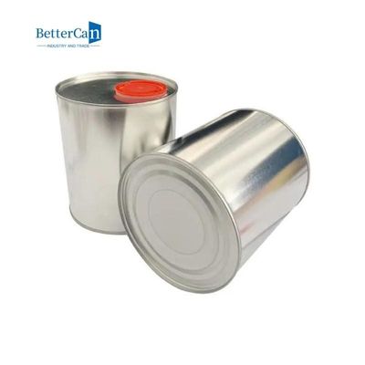 1L pintam Tin Can Manufacturer Top Sealed em volta das latas do metal