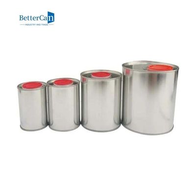 1L pintam Tin Can Manufacturer Top Sealed em volta das latas do metal