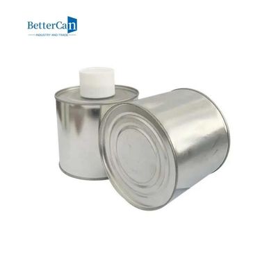 Metal industrial Tin Can With Plastic Lid das latas 100G da pintura do selo hermético