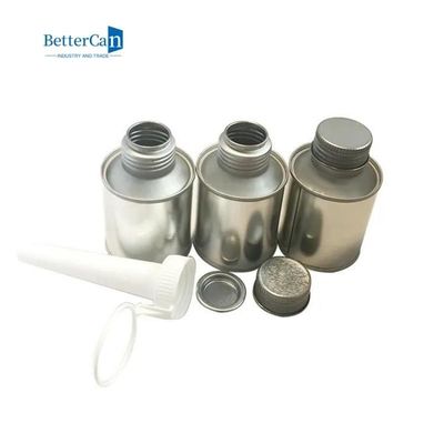 latas do metal de 100ml Tin Can Packaging Round Empty para o cimento da colagem