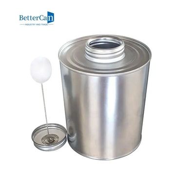 A pintura ISO9001 industrial estanha latas de pintura do metal 250ml com escova