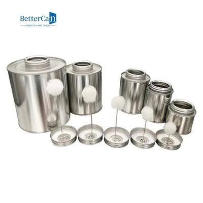 A pintura ISO9001 industrial estanha latas de pintura do metal 250ml com escova