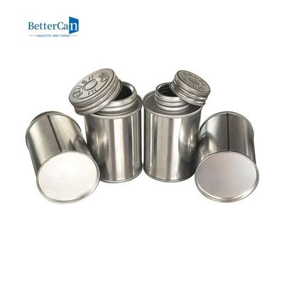 a pintura 118ml industrial estanha latas cilíndricas para empacotamento do cimento da colagem do PVC/CPVC