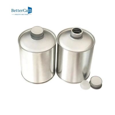 Latas vazias herméticas da pintura da colagem 250ml do selo com escova do fósforo