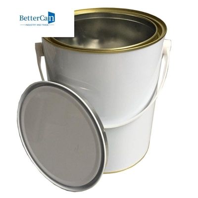 frascos vazios Tin Cans With Lever Lids impresso costume ISO9001 da pintura 3.7L