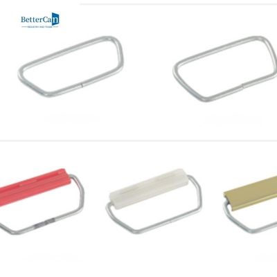 Metal Tin Accessories 0.21mm Tin Container Handle quadrado