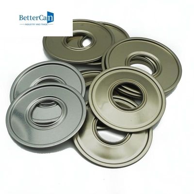 0.23mm Material de lata de alumínio Peças simples 500ml Rondas de lata de alumínio de metal tampa de fundo com tampa de plástico de 42mm