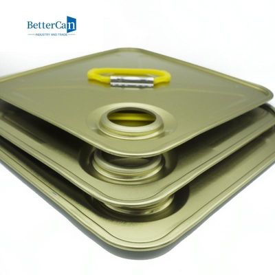 quadrado Tin Can Parts L237*W237 de 18L 20L com punho/tampão personalizados