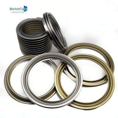 0.23mm Material de lata de alumínio Peças simples 500ml Rondas de lata de alumínio de metal tampa de fundo com tampa de plástico de 42mm