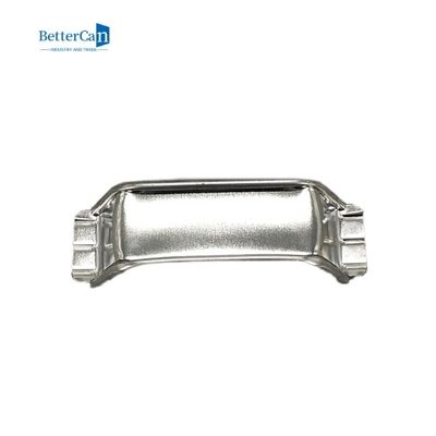 Cor de superfície Unlined de Tin Can Handle Silver/ouro para a parte superior retangular