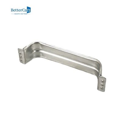 Cor de superfície Unlined de Tin Can Handle Silver/ouro para a parte superior retangular