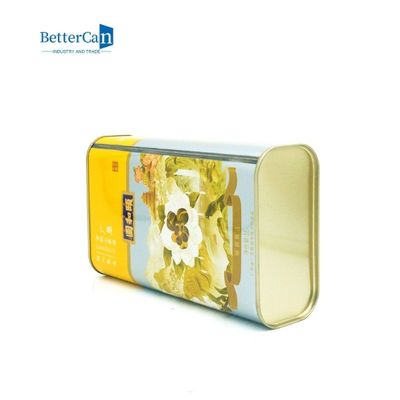 Olive Oil Tin Can Packaging retangular lata vazia da pintura de 1 quarto com tampa