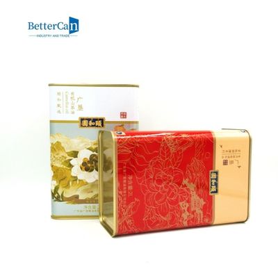 3 litros retangular Olive Oil Tin Can Manufacturers sem punho