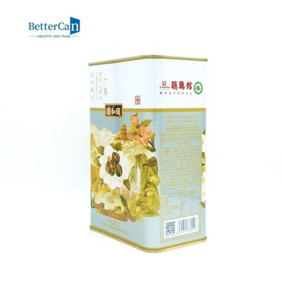 3 litros retangular Olive Oil Tin Can Manufacturers sem punho