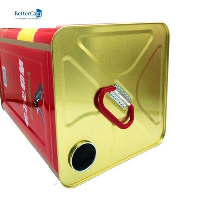o óleo comestível de 18L Olive Oil Tin Can Square pode com bicos de derramamento