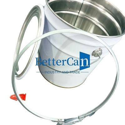 Imprimindo Logo Metal Tin Accessories Drum que trava o balde de Ring For Conical Tin Can