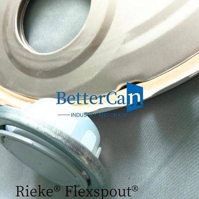 Acessórios de balde de lata de 300 mm 0,38 mm Cobertura de metal com tampa Rieke Flexspout Para balde de metal de 20 l