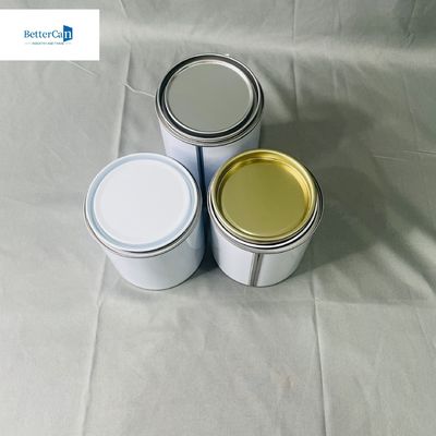 1 litro lata de metal lata de tinta portátil soluções de lata química