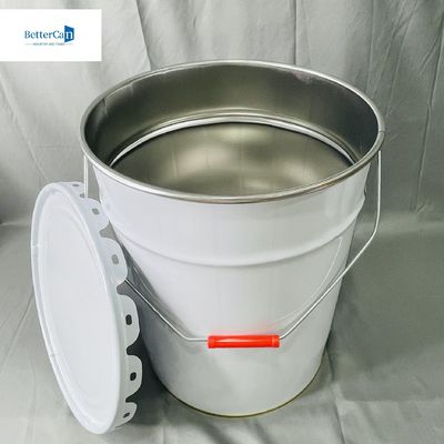 Cisterna industrial vazia de 10 litros com anel de fechamento espessura 0,35 mm balde vazio de 5 litros