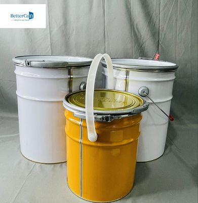 6.5 litros de metal líquido vazio pode customizado 5 litros de embalagem metal balde lata grande reciclagem