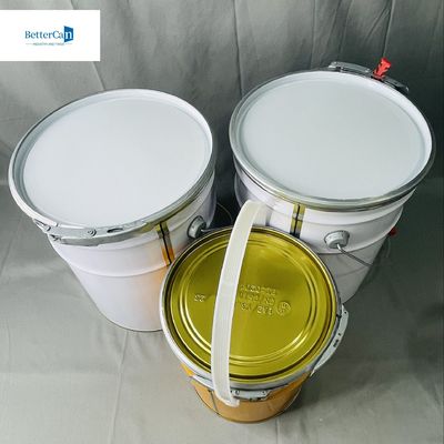 Cisterna industrial vazia de 10 litros com anel de fechamento espessura 0,35 mm balde vazio de 5 litros