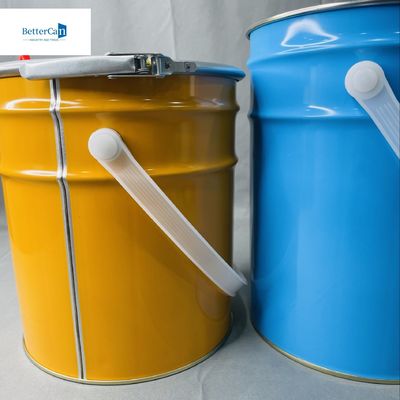 6.5 litros de metal líquido vazio pode customizado 5 litros de embalagem metal balde lata grande reciclagem