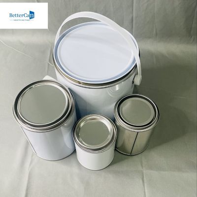 4 litros de armazenamento de solvente industrial 1 galão de lata para adesivos químicos Impressão CMYK