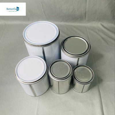 1/2 de pinta de tinta de carro latas de estanho com tampa de metal OEM 250 ml a 5 litros de latas de estanho automático