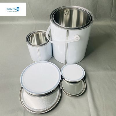 4 litros de armazenamento de solvente industrial 1 galão de lata para adesivos químicos Impressão CMYK