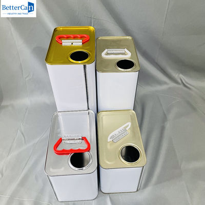 250 ml de material de embalagem de tinta 5 litros de latas metálicas com tampa de plástico