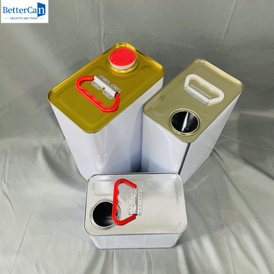 250 ml de material de embalagem de tinta 5 litros de latas metálicas com tampa de plástico
