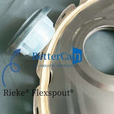 0.35mm espessura de estanho balde tampa com Rieke Flexspout Acessórios de estanho 0,38mm calibre tampa de balde