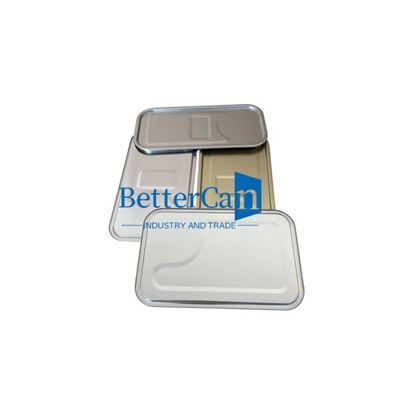 Gold 5liter Rectangular Cans BottomTin Cover Accessories 5liter Tin Components